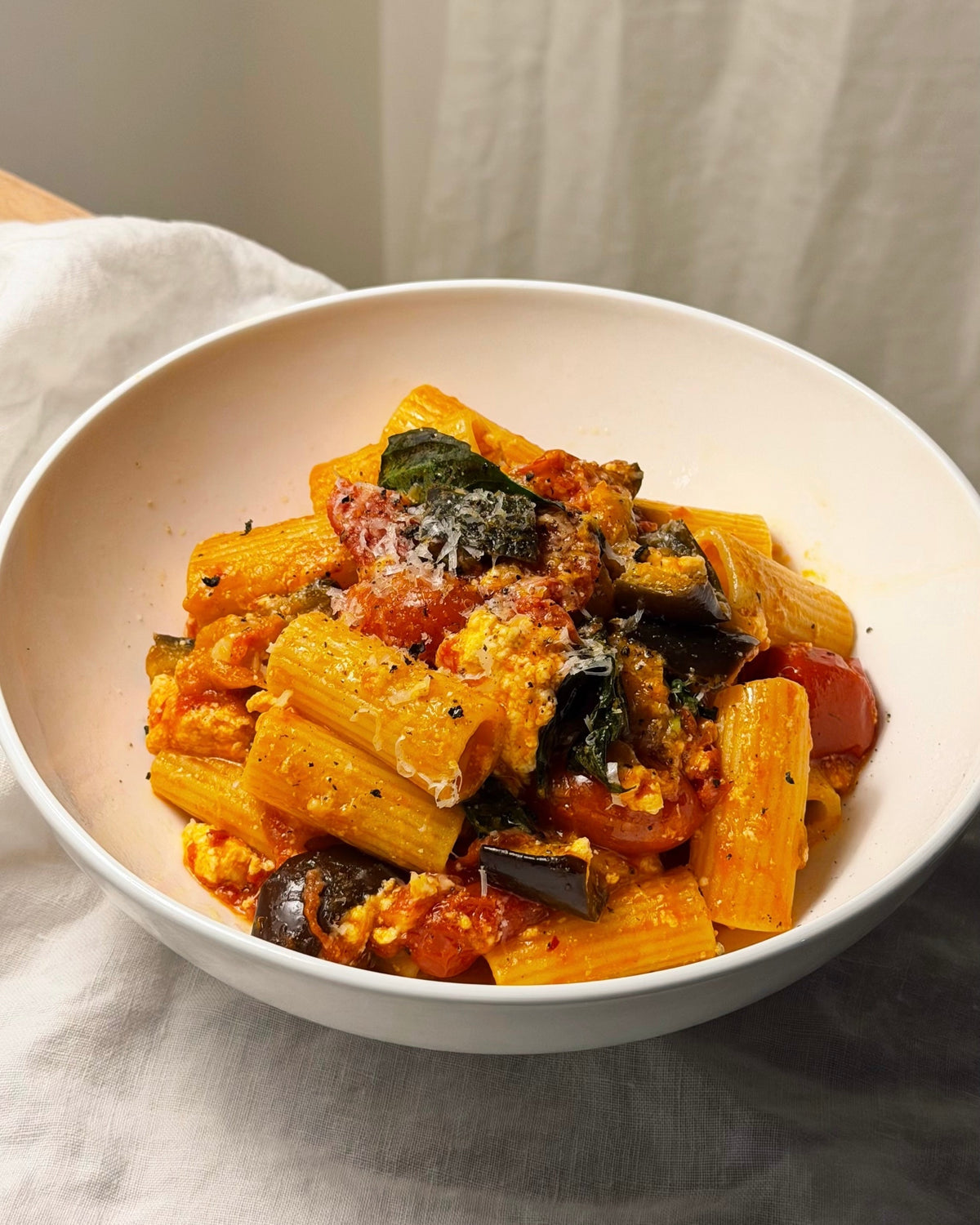 Roasted Eggplant Pasta Alla Norma